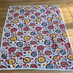 Boho Floral Patterned Tablecloth